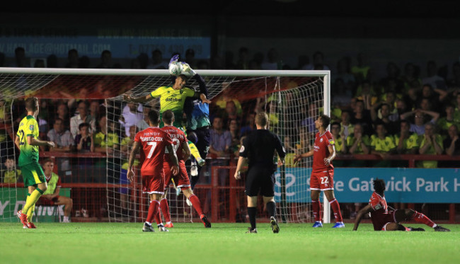 crawley-town-v-norwich-city-carabao-cup-second-round-peoples-pension-stadium