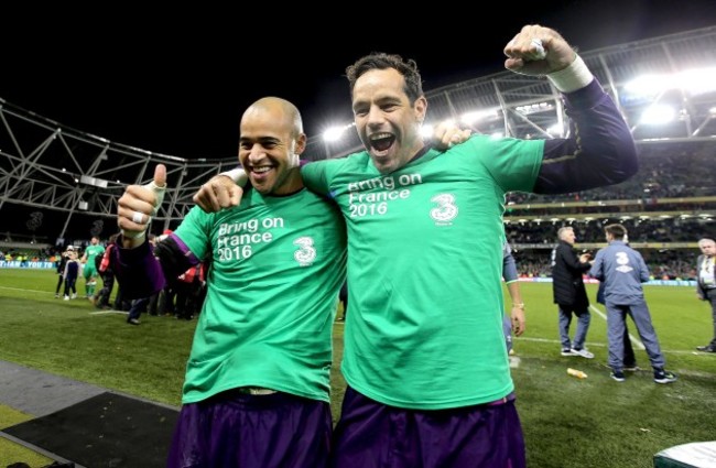 darron-randolph-and-david-forde-celebrate-at-the-end-of-the-game