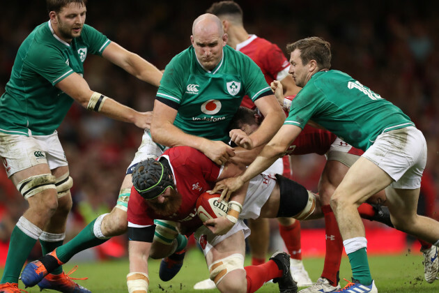 wales-jake-ball-is-tackled-by-irelands-iain-henderson-devin-toner-and-jack-carty