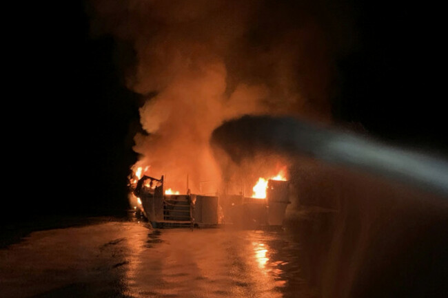 boat-fire-california