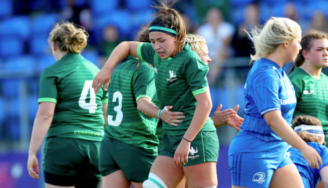 nichola-fryday-celebrates-her-side-winning-a-penalty-from-a-scrum