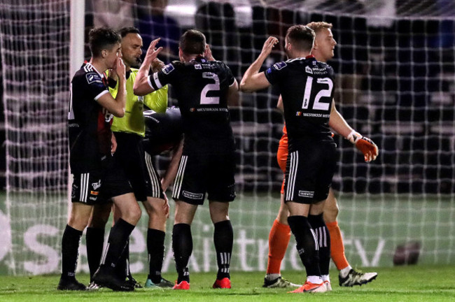 bohemians-players-reacts-to-a-decision-by-neil-doyle-in-the-final-seconds-of-the-game