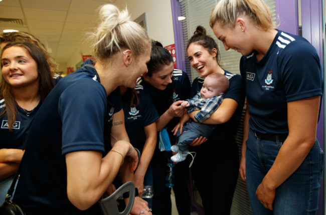 james-ryan-with-hannah-oneill-and-teammates