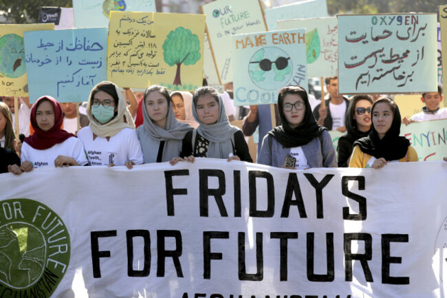 afghanistan-climate-strike