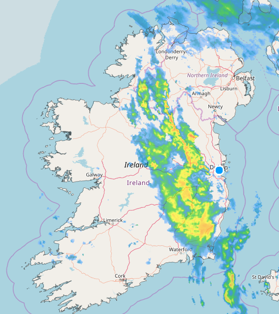 Met Éireann issues rainfall warning with spot flooding likely in nine