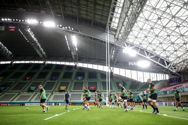 a-view-as-the-ireland-players-warm-up