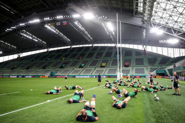 a-view-as-the-ireland-players-warm-up