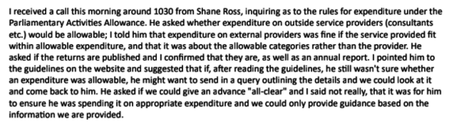 Shane Ross Email