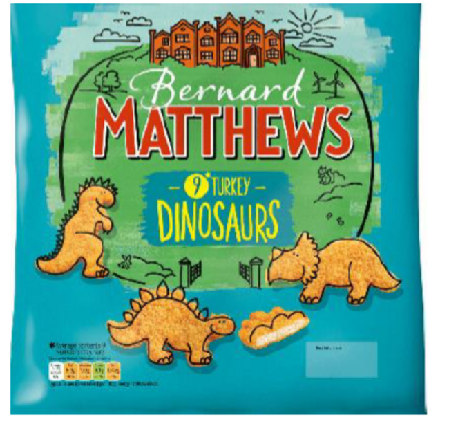 Iceland Bernard Matthews 9 Turkey Dinosaurs