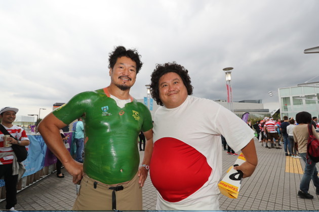 a-japan-and-a-south-africa-fan