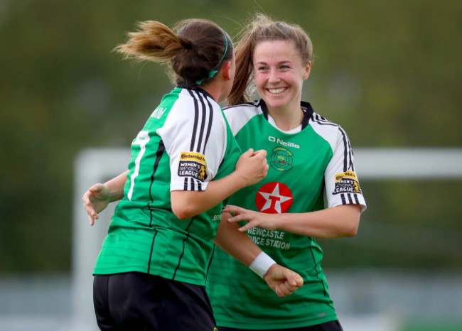 megan-smyth-lynch-celebrates-a-goal-with-eleanor-ryan-doyle