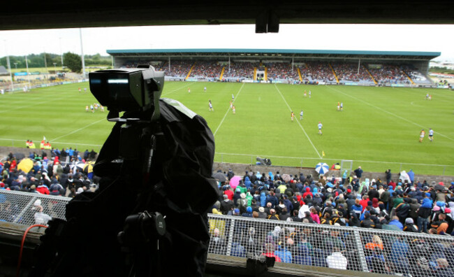 general-view-of-a-tv-camera-filming-the-action