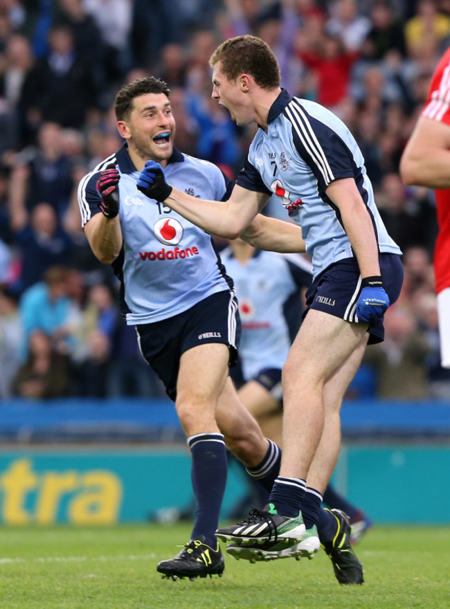 jack-mccaffrey-celebrates-scoring-a-goal-with-bernard-brogan