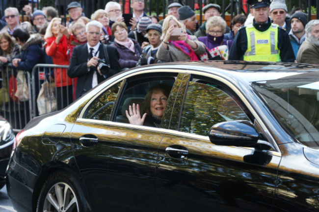 014 Gay Byrne funeral_90584521