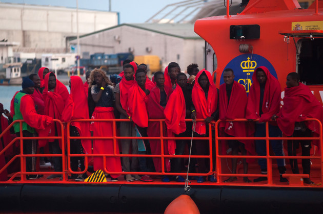arrival-of-73-migrants-to-malaga-port-spain-07-aug-2019
