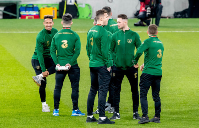 republic-of-ireland-players-on-the-pitch-before-the-game