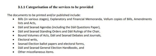 bills to be published