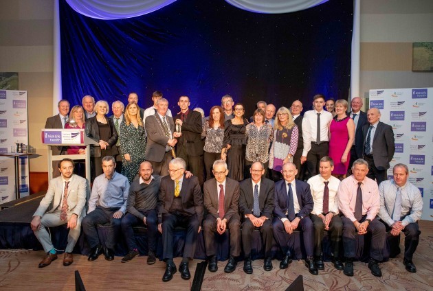 members-of-raheny-shamrocks-after-receiving-the-irish-life-health-performance-club-of-the-year-award