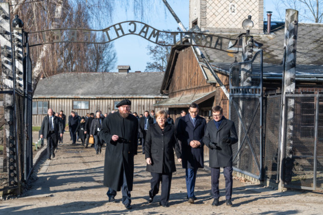 chancellor-merkel-visits-auschwitz-concentration-camp