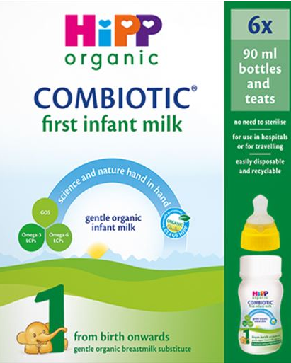 Organic bottled infant milk recalled 