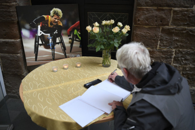 belgium-condolence-book-for-paralympic-athlete-marieke-vervoort