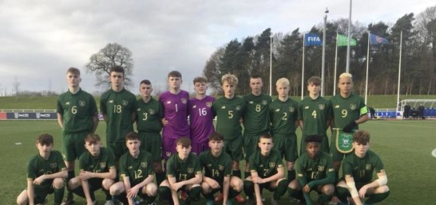 Ireland U15s Show Their Quality Against England To End Year With 100 Record