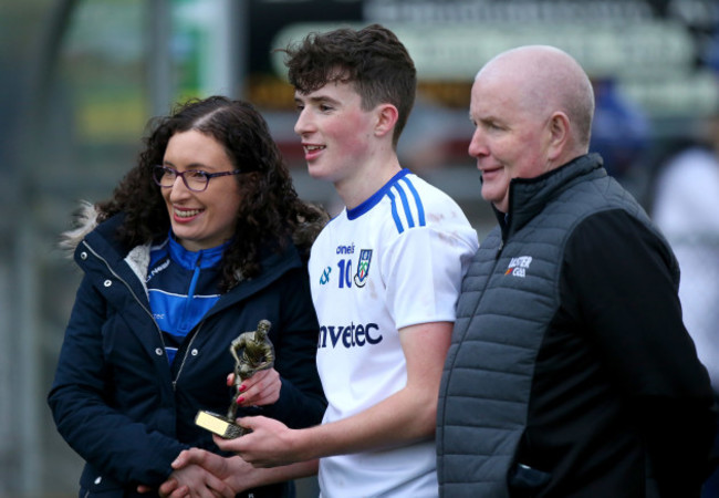 aaron-mulligan-is-presented-with-his-man-of-the-match-award