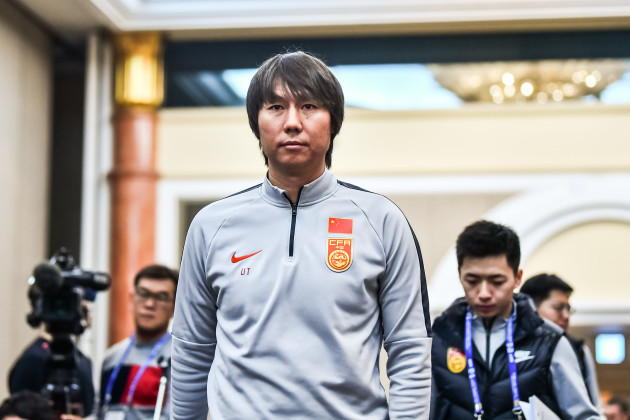 li-tie-attends-news-conference-before-east-asian-cup