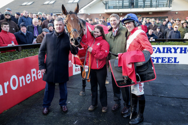 gordon-elliott-and-davy-russell-celebrates-winning-the-race-with-envoi-allen