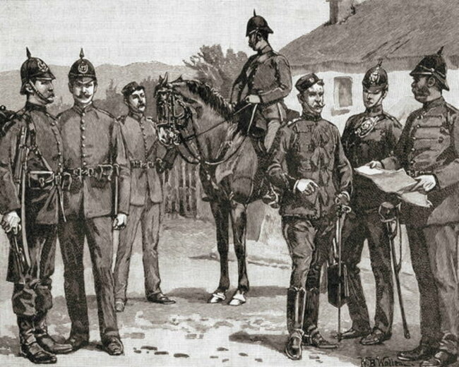 officers-and-men-of-the-royal-irish-constabulary-in-the-19th-century-the-armed-police-force-of-the-united-kingdom-in-ireland-until-1922-from-the-century-edition-of-cassells-history-of-england-publ