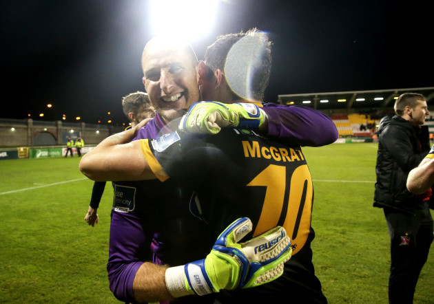 gary-rogers-and-jamie-mcgrath-celebrate-after-the-game