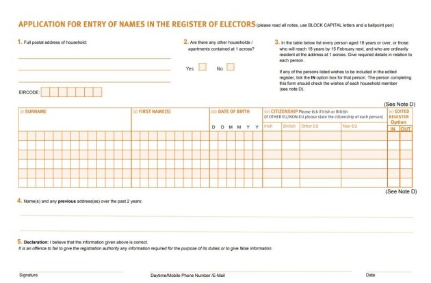 Register of Electors