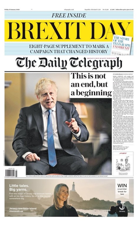 Yes we did it' and a 'new dawn for Britain': UK newspapers
