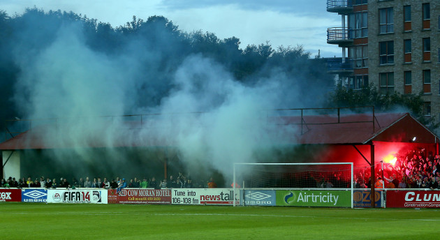 shamrock-rovers-supporters-in-the-shed-end-in-richmond-park-let-off-flares-before-the-game
