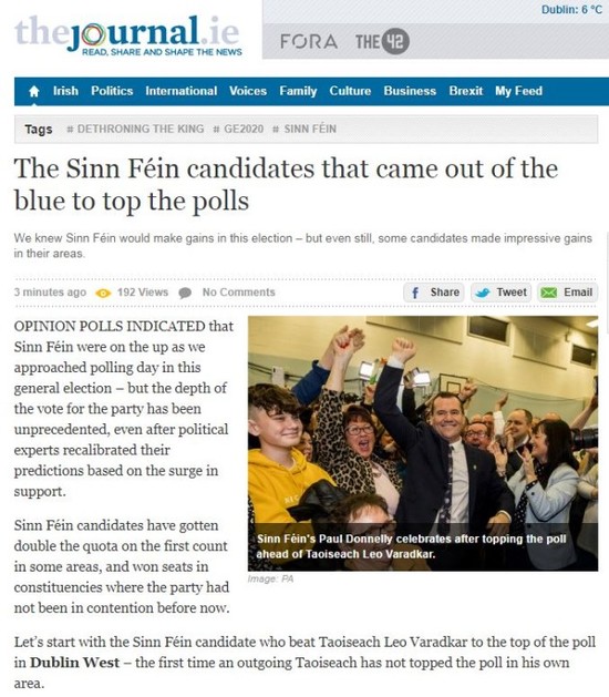 sinn fein piece