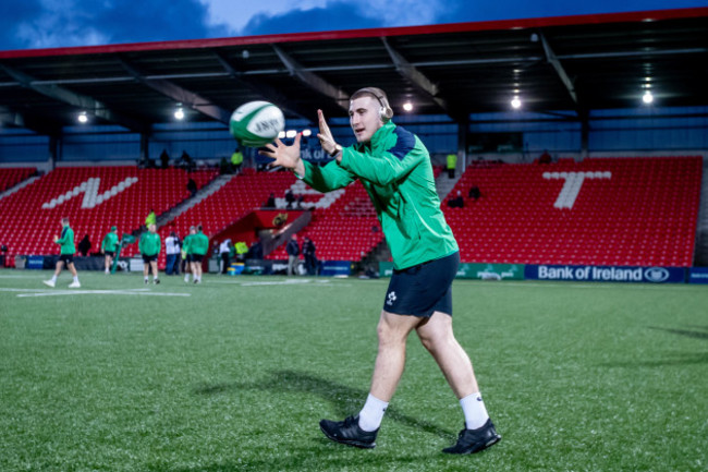 john-mckee-on-the-pitch-before-the-game