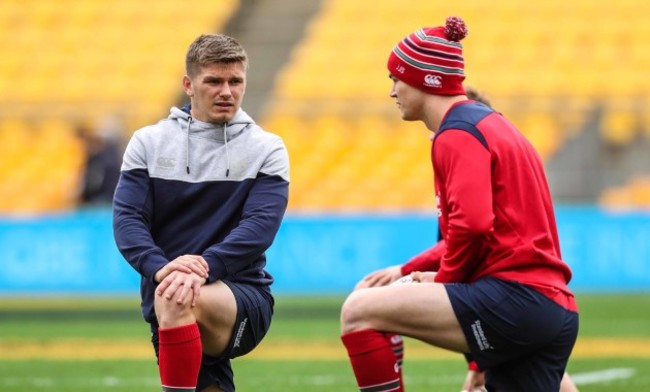 british-and-irish-lions-owen-farrell-and-jonathan-sexton-during-the-kicking-practice