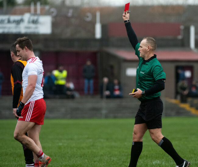 conor-lane-shows-a-red-card-to-kieran-mcgeary