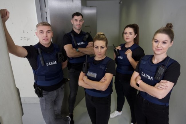 Dwayne OBrien Garda, Simon Cadam Garda, Selina Proudfoot Sergeant, Megan Furey Garda, Rebekah Gaffey Garda