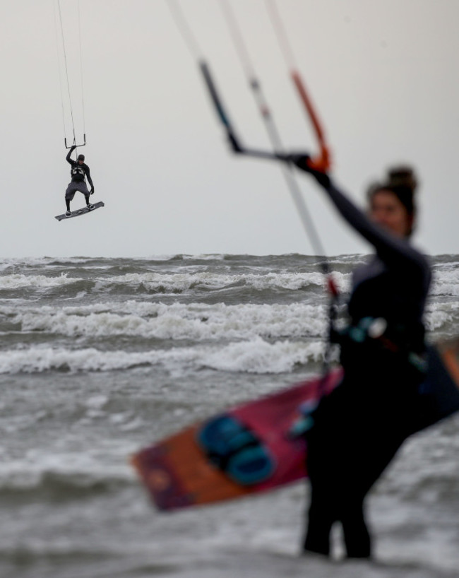 a-view-of-windsurfers-out-at-sea