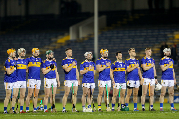 the-tipperrary-team-stand-for-the-national-anthem