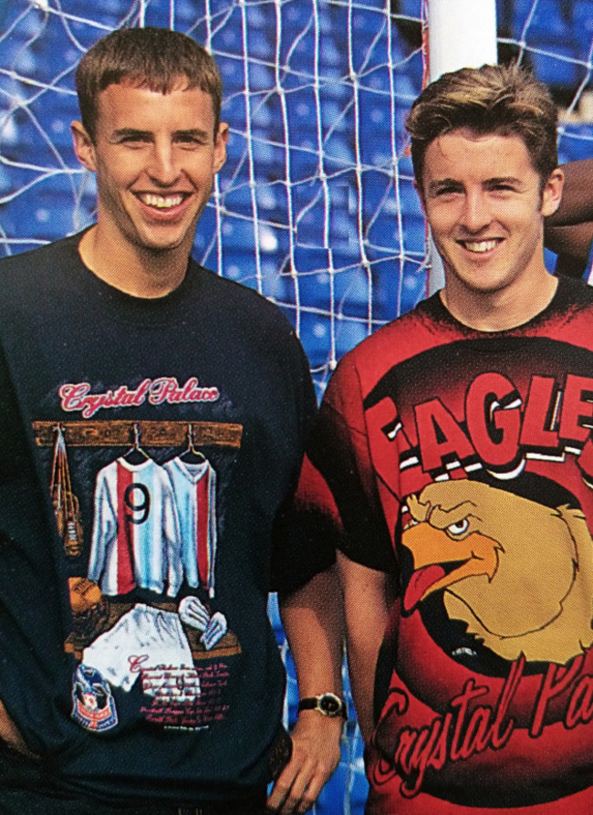 With Gareth Southgate - club merchandise promo