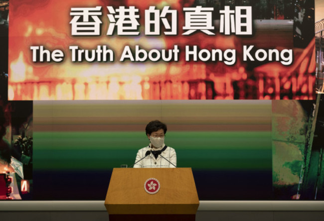 chief-executive-carrie-lam-cheng-yuet-ngor-speaks-in-hong-kong-china-15-may-2020