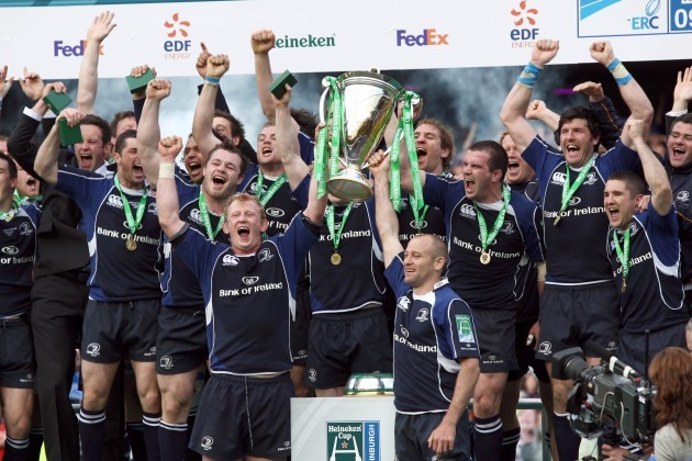 leo-cullen-and-chris-whitaker-lift-the-heineken-cup-trophy