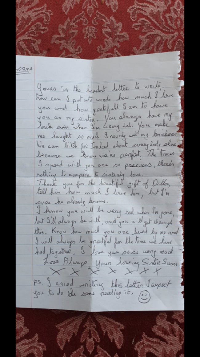 Liveline letter