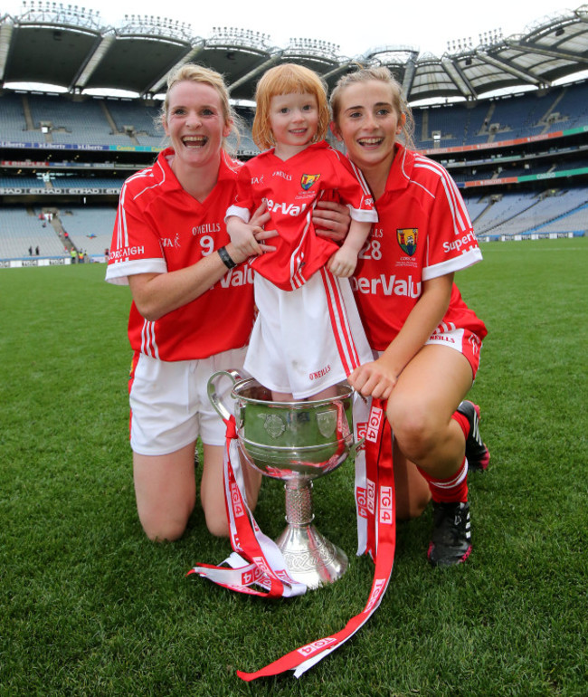 briege-corkery-and-mairead-corkery-celebrate-with-their-niece-bridgin