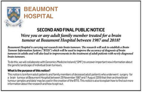 Beaumont researchers change opt out deadline for genomics study