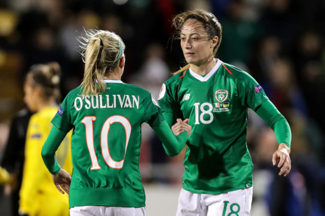 denise-osullivan-celebrates-after-the-game-with-megan-campbell