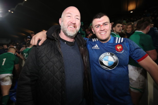 daniel-brennan-with-his-father-and-former-ireland-international-trevor-brennan-after-the-game