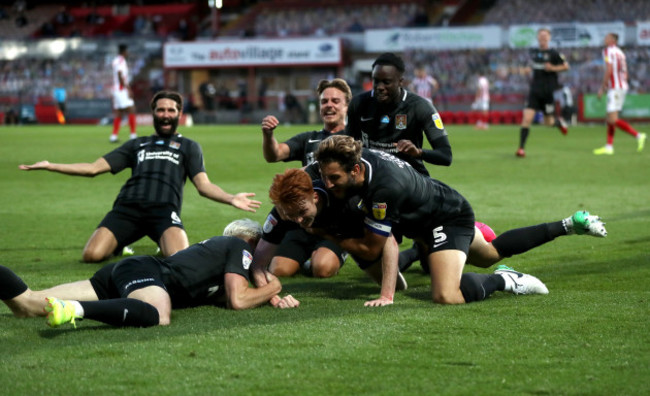 cheltenham-town-v-northampton-town-sky-bet-league-two-play-off-semi-final-second-leg-the-jonny-rocks-stadium